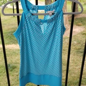 Banana Republic blue halter top xxs
